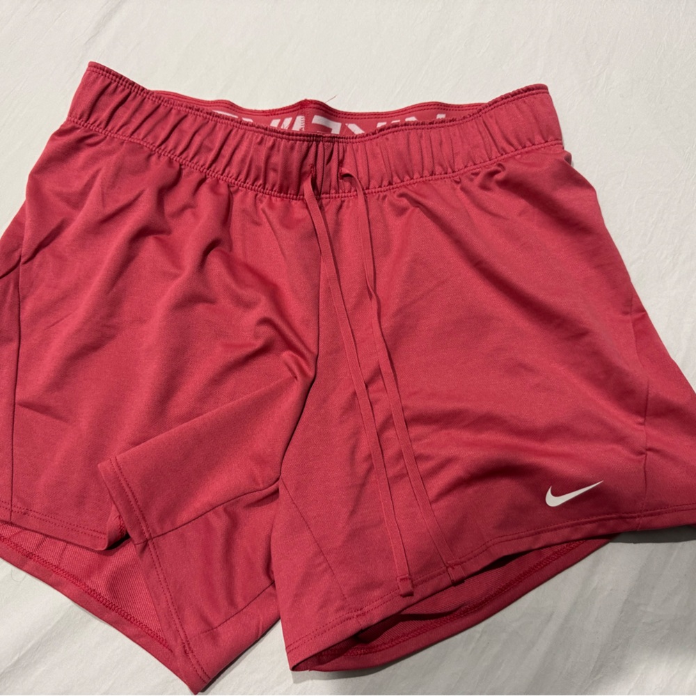 Nike Dri-FIT Coral Pink Athletic Shorts Running Workout Women’s Size S